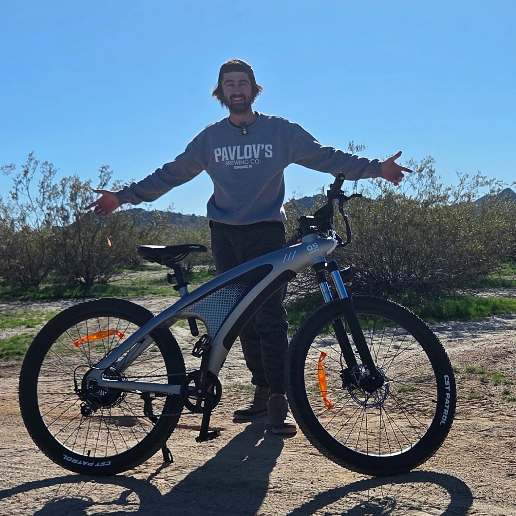 HX Q5 Shark Electric Bike Includes a 48V 20Ah Battery