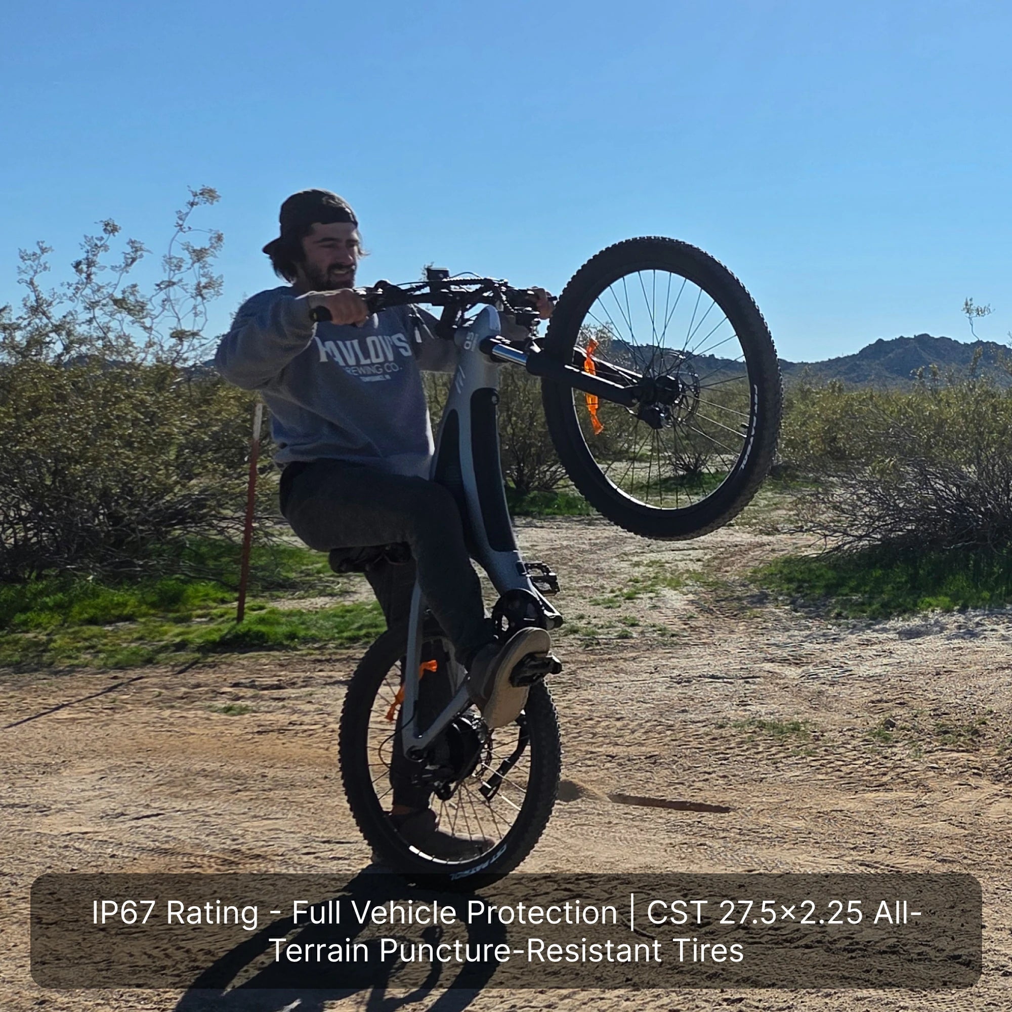 HX Q5 Shark Electric Bike Includes a 48V 20Ah Battery