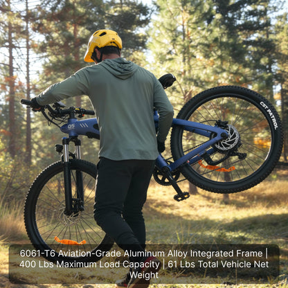 HX Q5 Shark Electric Bike Includes a 48V 20Ah Battery